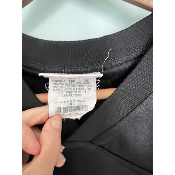 Teamwork Raider Nation Football Jersey Number 83 Black Athletic Apparel - Picture 4 of 7